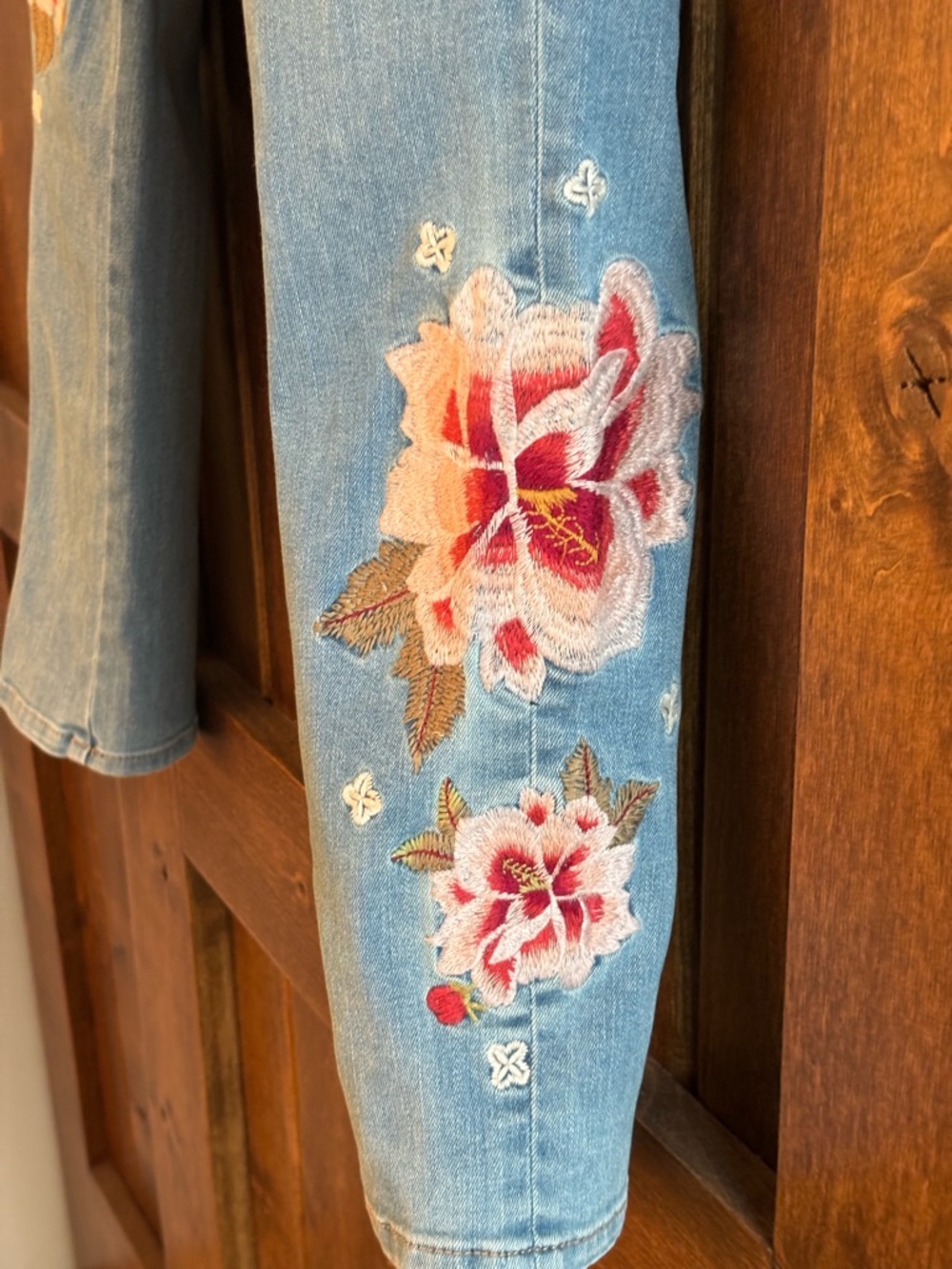 Sundance denim Embroidered Jeans - Picture 6 of 12
